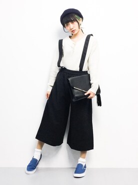 椎名成美さん(レディース・160cm)の冬コーディネート