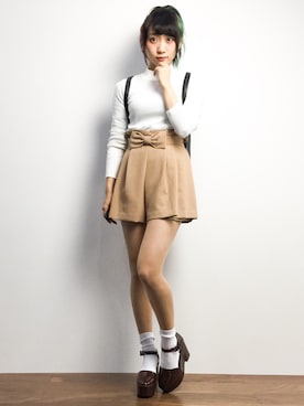 椎名成美さん（レディース・160cm）の冬コーディネート