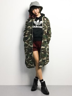 椎名成美さん（レディース・160cm）の冬コーディネート