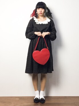 椎名成美さん（レディース・160cm）の冬コーディネート