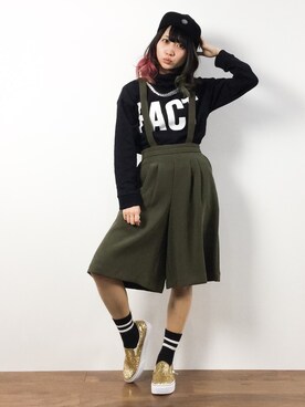 椎名成美さん（レディース・160cm）の冬コーディネート