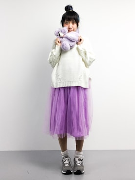 椎名成美さん(レディース・160cm)の冬コーディネート