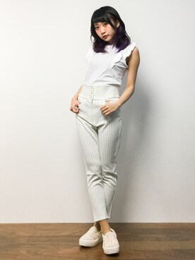 「ちぃぽぽ」｜椎名成美さん（レディース・160cm）の春コーディネート