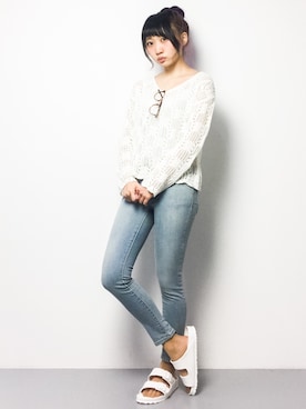 椎名成美さん（レディース・160cm）の春コーディネート