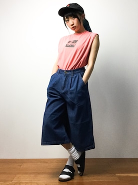 椎名成美さん(レディース・160cm)の夏コーディネート