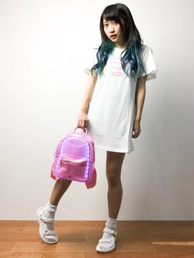 椎名成美さん(レディース・160cm)の夏コーディネート