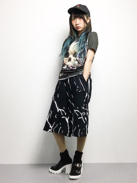 椎名成美さん（レディース・160cm）の夏コーディネート