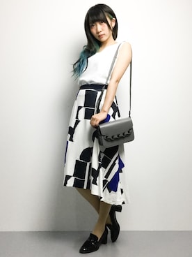 椎名成美さん（レディース・160cm）の夏コーディネート