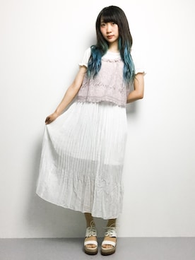 椎名成美さん（レディース・160cm）の夏コーディネート