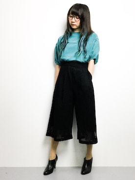 椎名成美さん（レディース・160cm）の夏コーディネート