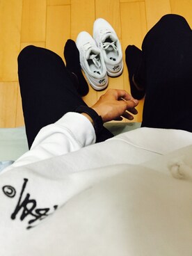 「EMPIRE（エンパイア）のアイテム」を使った、張為淳さん（メンズ・178cm）の秋コーディネート