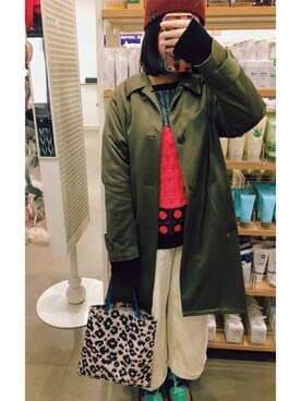 「I am I （アイアムアイ）のアイテム（ジャケット/アウター）」を使った、雨山さん（レディース・153cm）の秋コーディネート