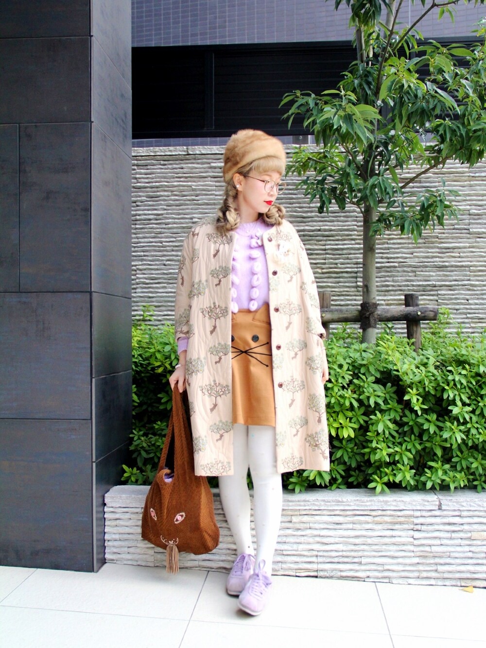 mina perhonenのダッフルコートを使った人気ファッション 