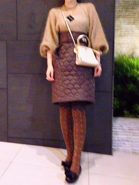 Etsuna悦奈さん（レディース・156cm）の秋コーディネート