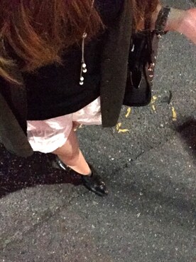 「UNIQLO（ユニクロ）のアイテム（シャツ/ブラウス、グリーン系）」を使った、chiiiii*.さん（レディース・162cm）の秋コーディネート