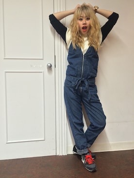 「アイテム（アナログ腕時計）」を使った、cyatapさん（レディース・159cm）の冬コーディネート