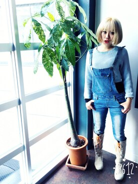 「めっちゃ楽」｜cyatapさん（レディース・159cm）の冬コーディネート