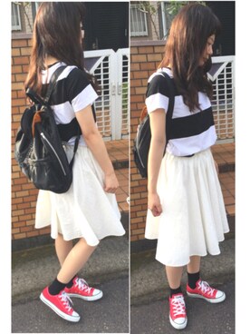 @まきぴさん（レディース・158cm）の夏コーディネート