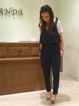 「パイソン柄」｜risa_matsunoさん（レディース・156cm）の秋コーディネート