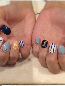 「サマーネイル」｜nail..A_tさん（レディース・153cm）の夏コーディネート