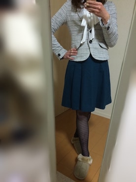 「ボウタイ」｜idm♡44さん（レディース・154cm）の冬コーディネート