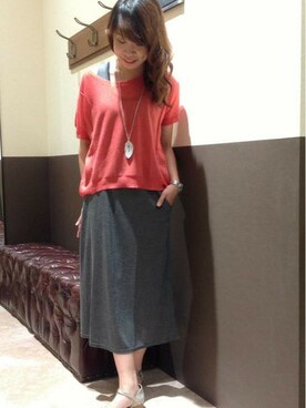 エグチさん（レディース・157cm）の夏コーディネート