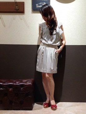 エグチさん（レディース・157cm）の夏コーディネート