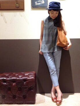 エグチさん（レディース・157cm）の夏コーディネート