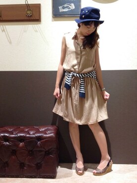 エグチさん（レディース・157cm）の夏コーディネート