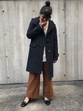 「J.FERRY（ジェイフェリー）のアイテム」を使った、あみさん（レディース・154cm）の秋コーディネート