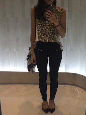 「PULL&BEAR（プルアンドベア）のアイテム（スラックス）」を使った、lslさん（レディース・164cm）の秋コーディネート