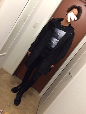 「TAKEO KIKUCHI（タケオキクチ）のアイテム（モッズコート）」を使った、yuumaさん（メンズ・174cm）の春コーディネート