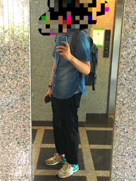 「CABINZERO（キャビンゼロ）のアイテム」を使った、ザラヒコさん（メンズ・178cm）の秋コーディネート