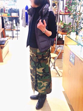 「おとなコーデ」｜「アイテム（ダウンベスト）」を使った、Le     soleilさん（レディース・167cm）の冬コーディネート