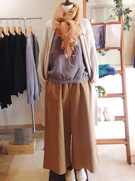 「フユコーデ」｜「アイテム（その他シューズ）」を使った、Le     soleilさん（レディース・160cm）の冬コーディネート
