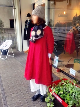 「ナチュラルスタイル」｜「アイテム（ニットキャップ/ビーニー）」を使った、Le     soleilさん（レディース・160cm）の冬コーディネート