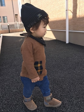 Mikaさん(キッズ・80cm)の秋コーディネート