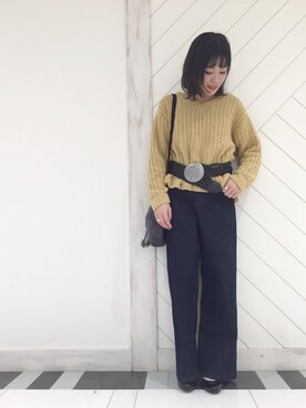 「Stephanie（ステファニエ）のアイテム」を使った、ayumiさん（レディース・150cm）の秋コーディネート