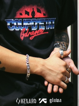 「ブレスレット」｜HEXAROさん（メンズ・180cm）の夏コーディネート