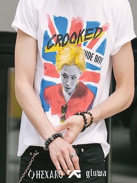 「リング」｜HEXAROさん（メンズ・180cm）の夏コーディネート