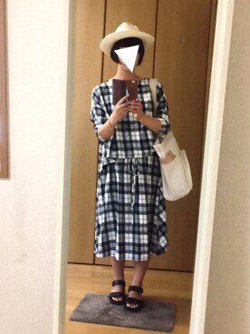 「sofar（ソーファー）のアイテム」を使った、kさん（レディース・161cm）の夏コーディネート