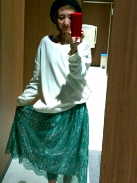 「une nana cool（ウンナナクール）のアイテム」を使った、love blue さん（レディース・158cm）の春コーディネート