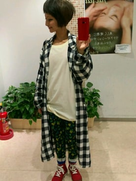 「une nana cool（ウンナナクール）のアイテム」を使った、love blue さん（レディース・158cm）の春コーディネート