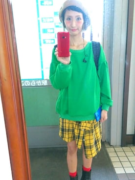 「RETRO GIRL（レトロガール）のアイテム（シャツワンピース）」を使った、love blue さん（レディース・158cm）の秋コーディネート
