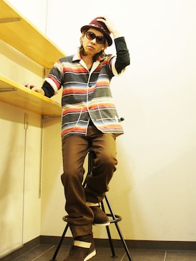 「クライミー　　」｜MOREGAUCHE2KAZUYAさん（メンズ・169cm）の春コーディネート