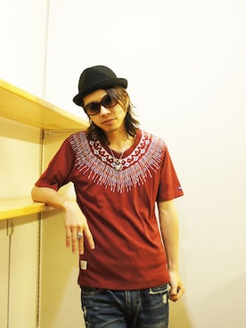 「quolt（クオルト）のアイテム（トップス）」を使った、MOREGAUCHE2KAZUYAさん（メンズ・169cm）の春コーディネート