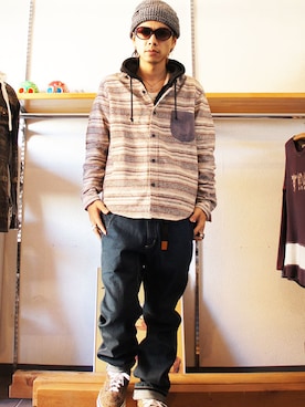 「ボーイッシュ」｜MOREGAUCHE2KAZUYAさん（メンズ・169cm・20代）の秋コーディネート