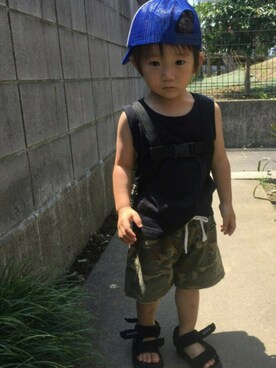 JINさん(キッズ・90cm)の夏コーディネート