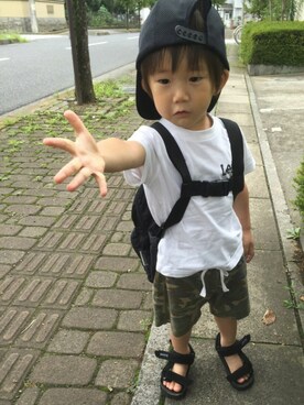 JINさん(キッズ・90cm)の夏コーディネート