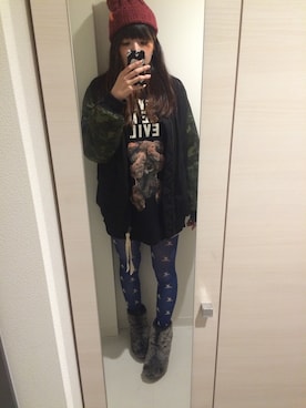 かしさん（レディース・161cm）の冬コーディネート